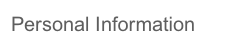 Personal Information